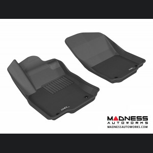 Mercedes Benz ML-Class (W166) Floor Mats (Set of 2) - Front - Black by 3D MAXpider